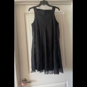 Elie TAHARI gorgeous black sequin dress